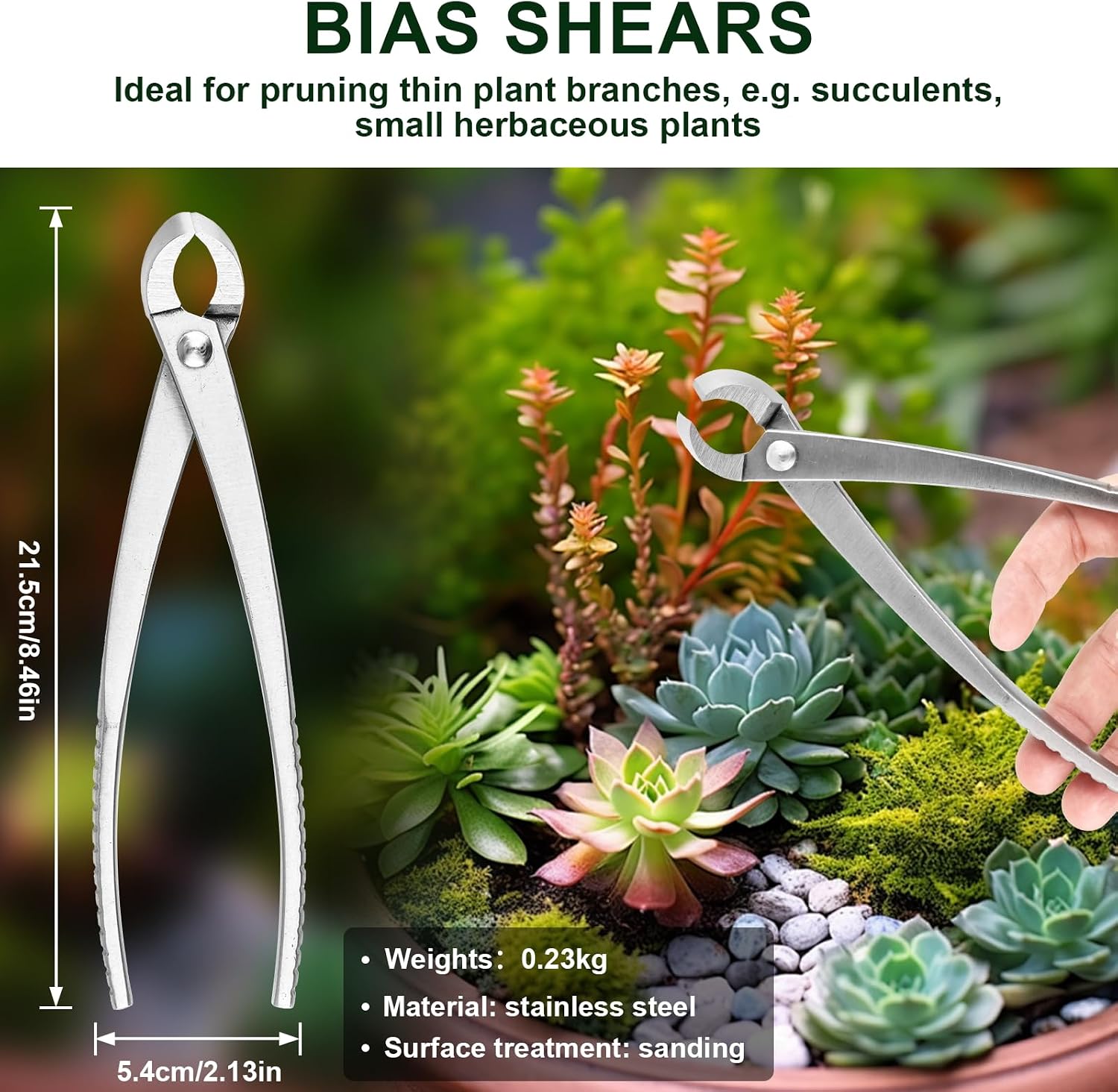 6 PCS Bonsai Pruning Tool Set, 6 Different Roles of Scissors to Meet All the Needs of the Usage Process, for Plant