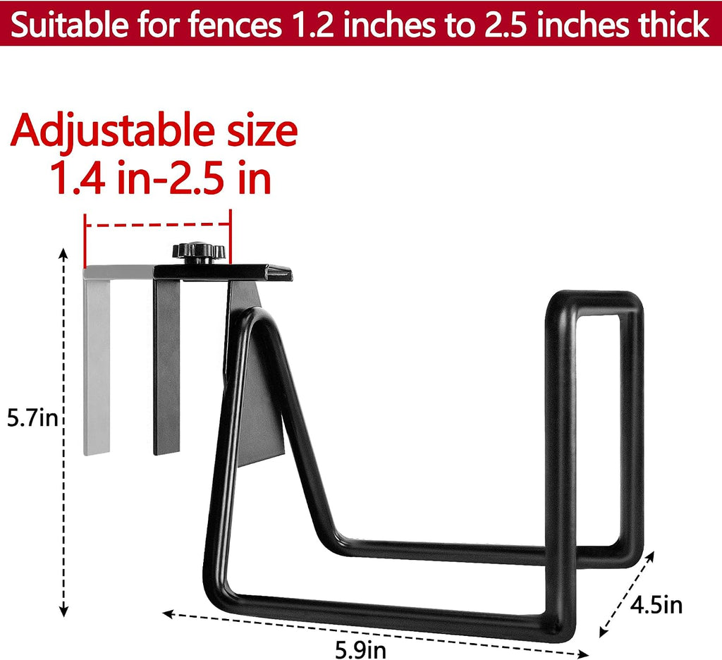 Adnee 2 Pack Garden Hose Holder, Heavy Duty Wall Mount Hose Hanger | Adjustable Hose Reel Hose Hooks for Water Hose