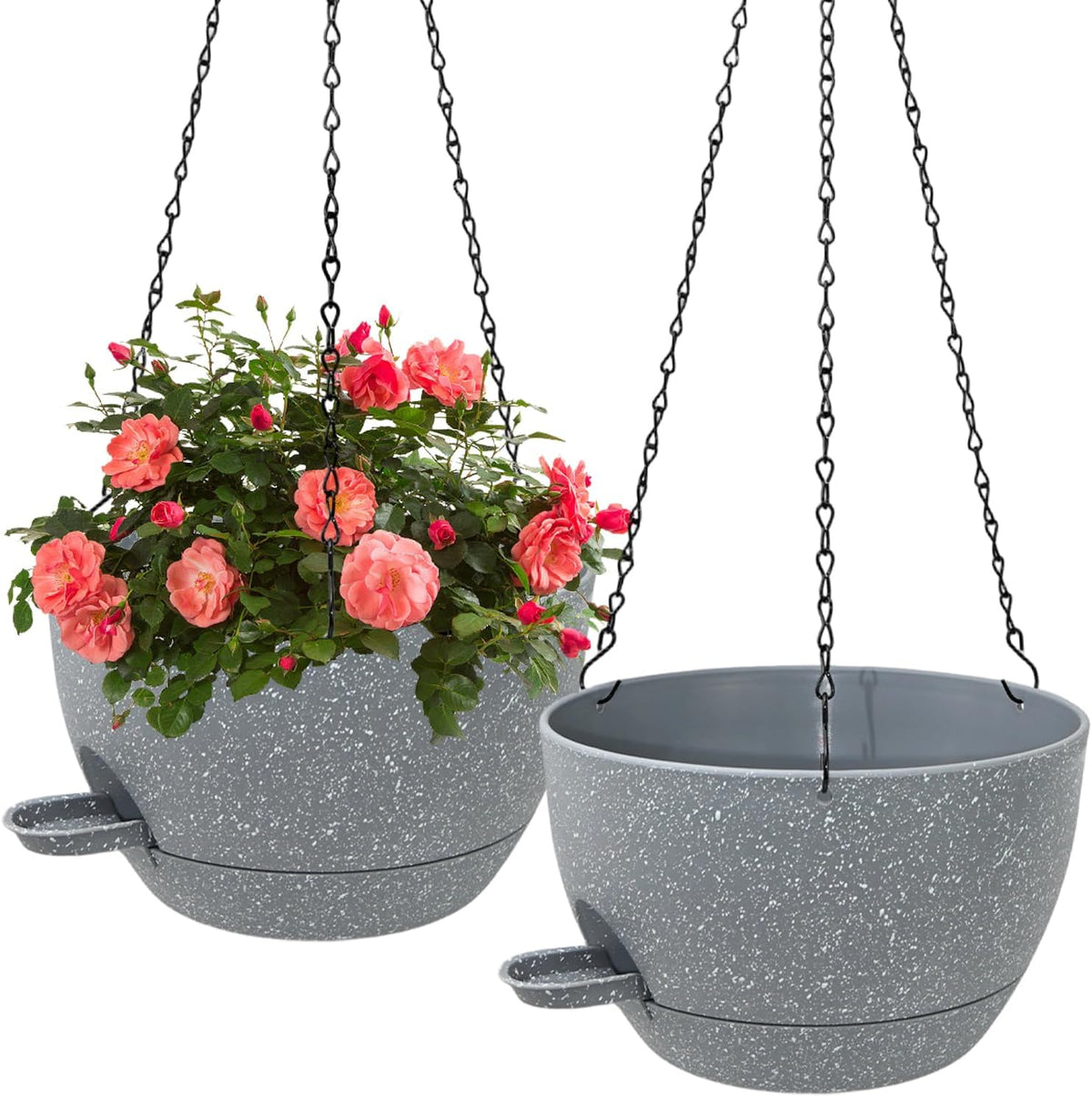 D'vine Dev 6-Pack Acrylic Herb Planter Pots, 4 in, Clear, 76-Y-D-1