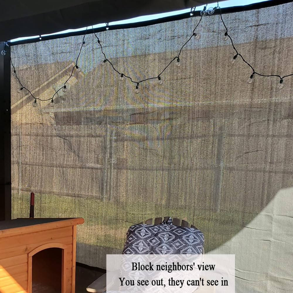 10X30 Ft Shade Cloth for Patio, 90% UV Block, 200GSM Sunshade Fabric | Heavy Duty Breathable Gray Sun Shade Cover