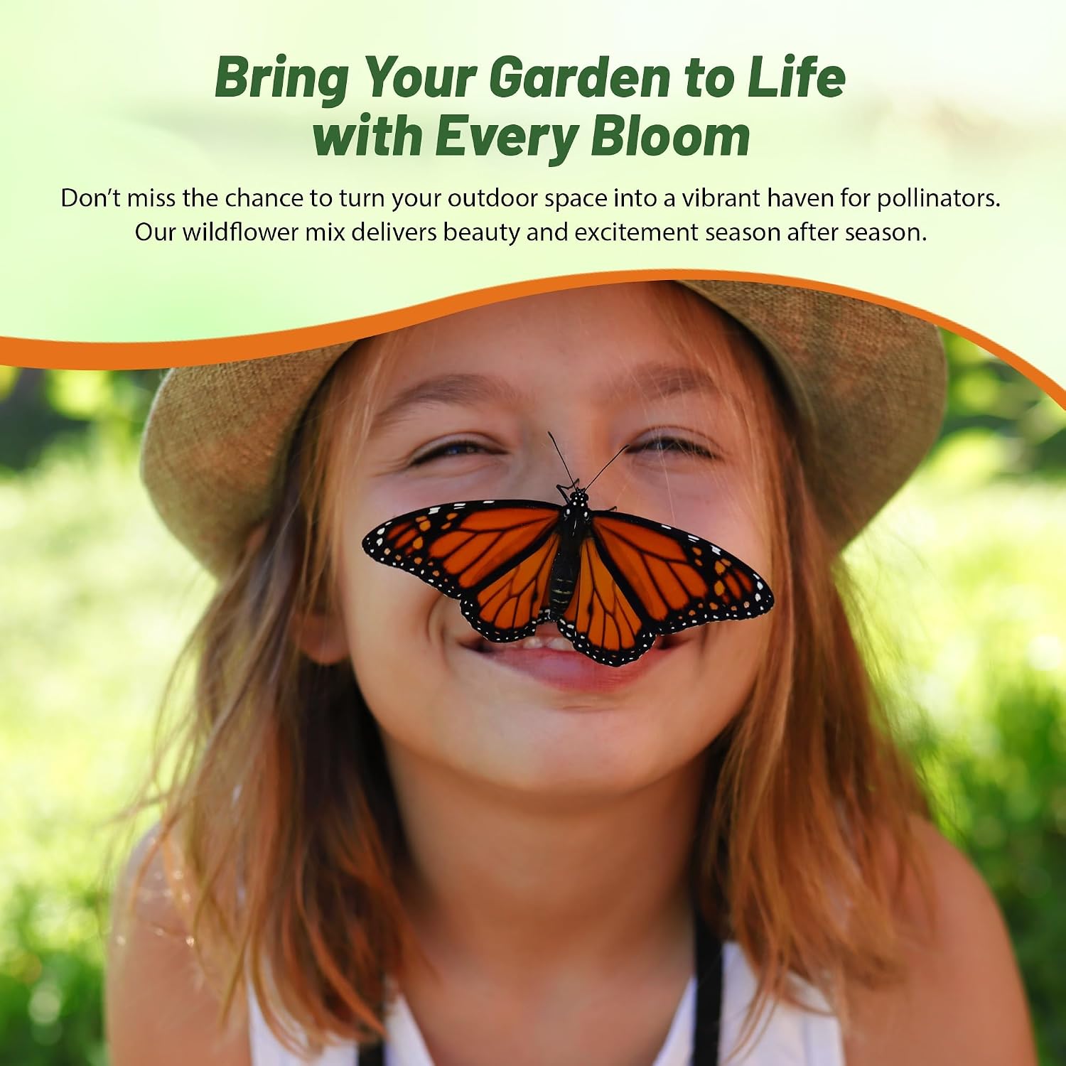 Outsidepride Birds & Butterfly Wild Flower Seed Mix - 1 Lb. Premium Blend of Annual & Perennial Wildflower Seeds for