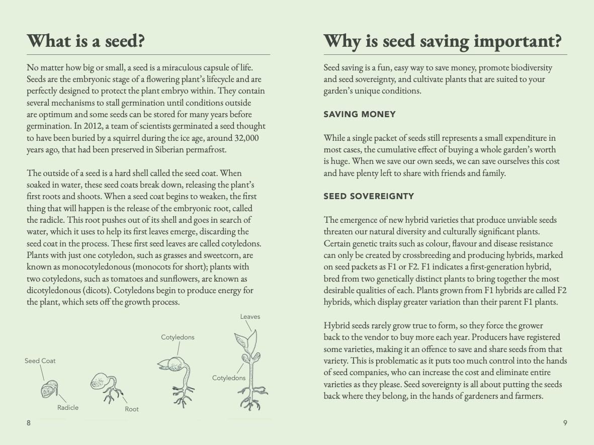 The Seed Collector's Kit: Collect - Sow - Grow - Harvest: Plant your garden from seed with 50 informative cards, five