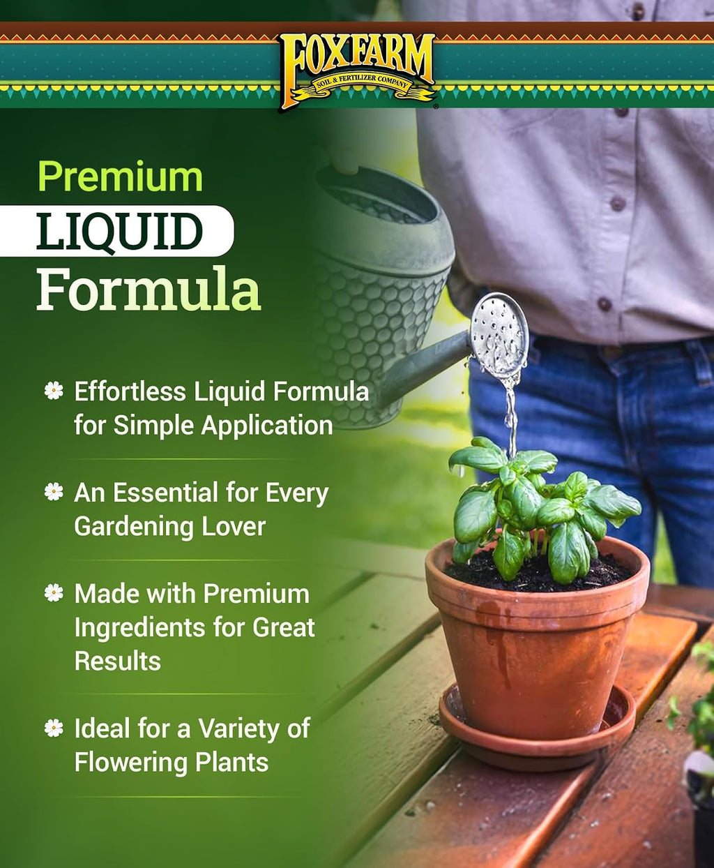 FoxFarm Hydro Liquid Trio Pack - Big Bloom, Grow Big Hydroponic, Tiger Bloom Fertilizers for Plant Growth, Bud