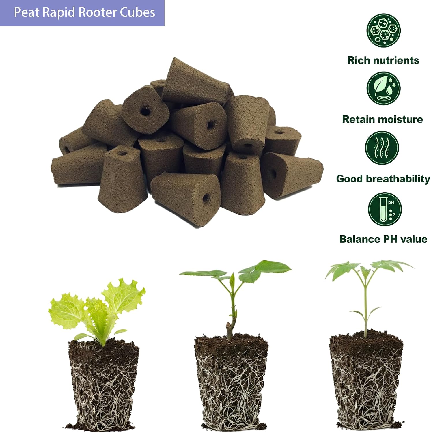 Seedling Starter Kit,40-Cell Seed Starter Tray with Huminity Domes 20,5'', Grow Light for Seed Starting, Natural White