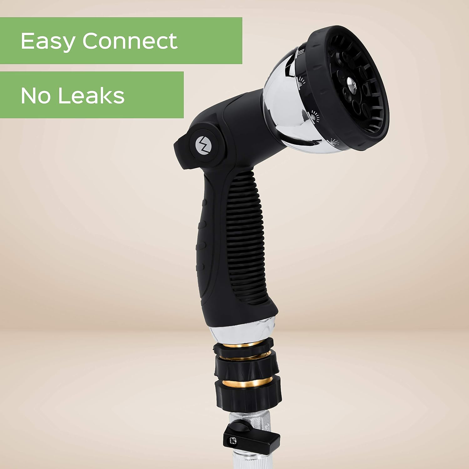 Brass Leak Resistant Garden Quick Connect & Disconnect Water Hose End Fittings, Female & Male Quick Release 3/4 Inch