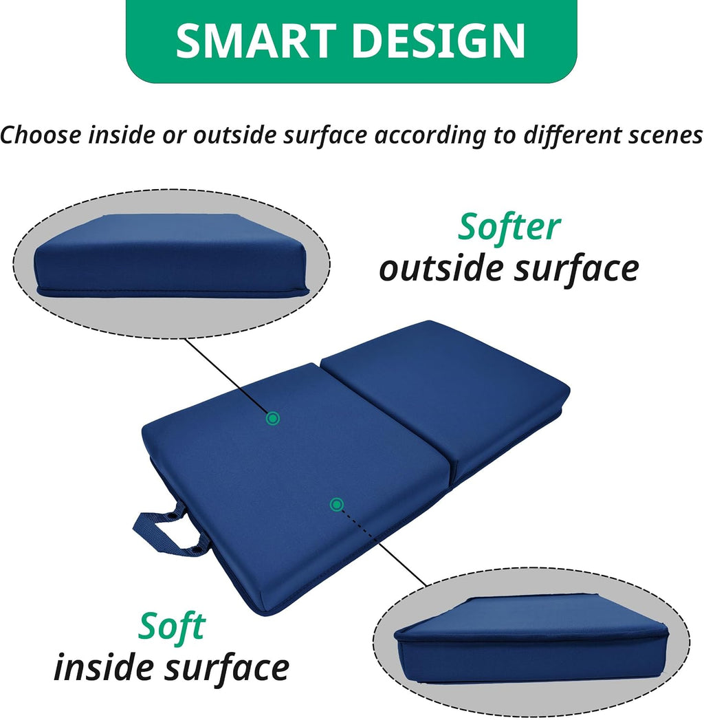 Garden Kneeling Pad,Bath Kneeler Pad,Memory Foam Knee Cushions for Gardening, Extra Thick Knee Pad, Water Resistant