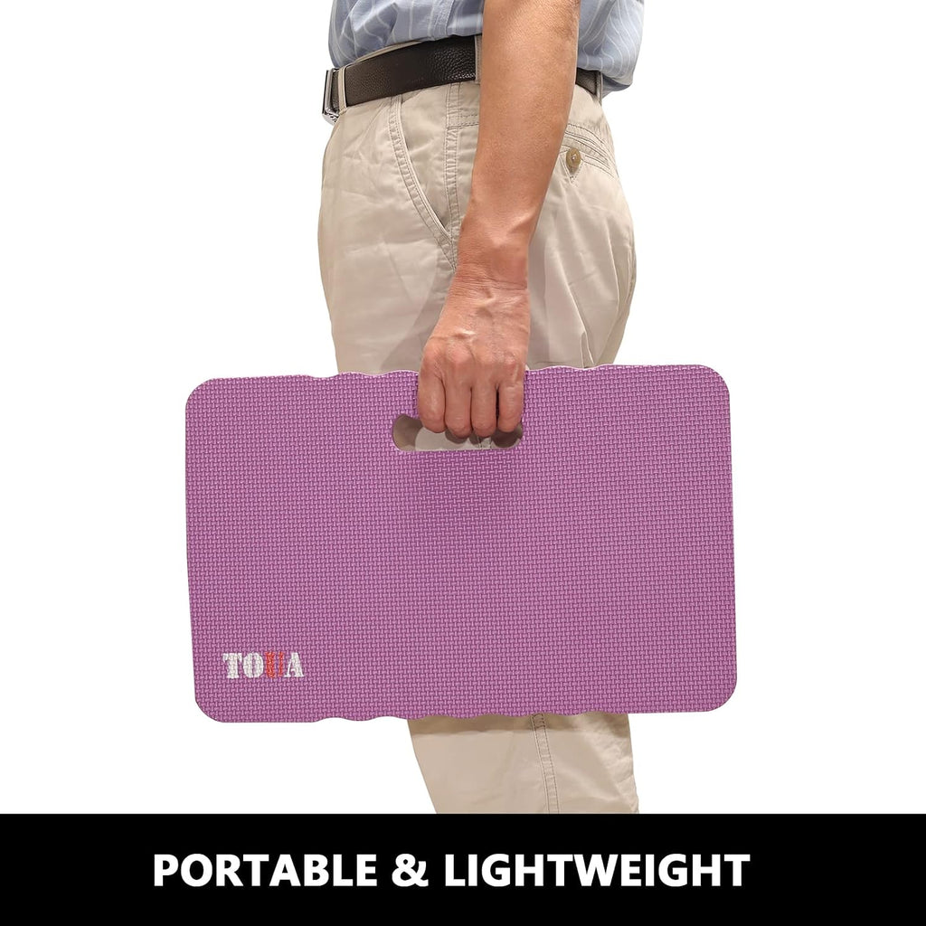 TOUA Kneeling Pad Thick Extra Large High Density Foam Comfort Kneeling Pad for Work Gardening Yoga Exercise Garden Knee