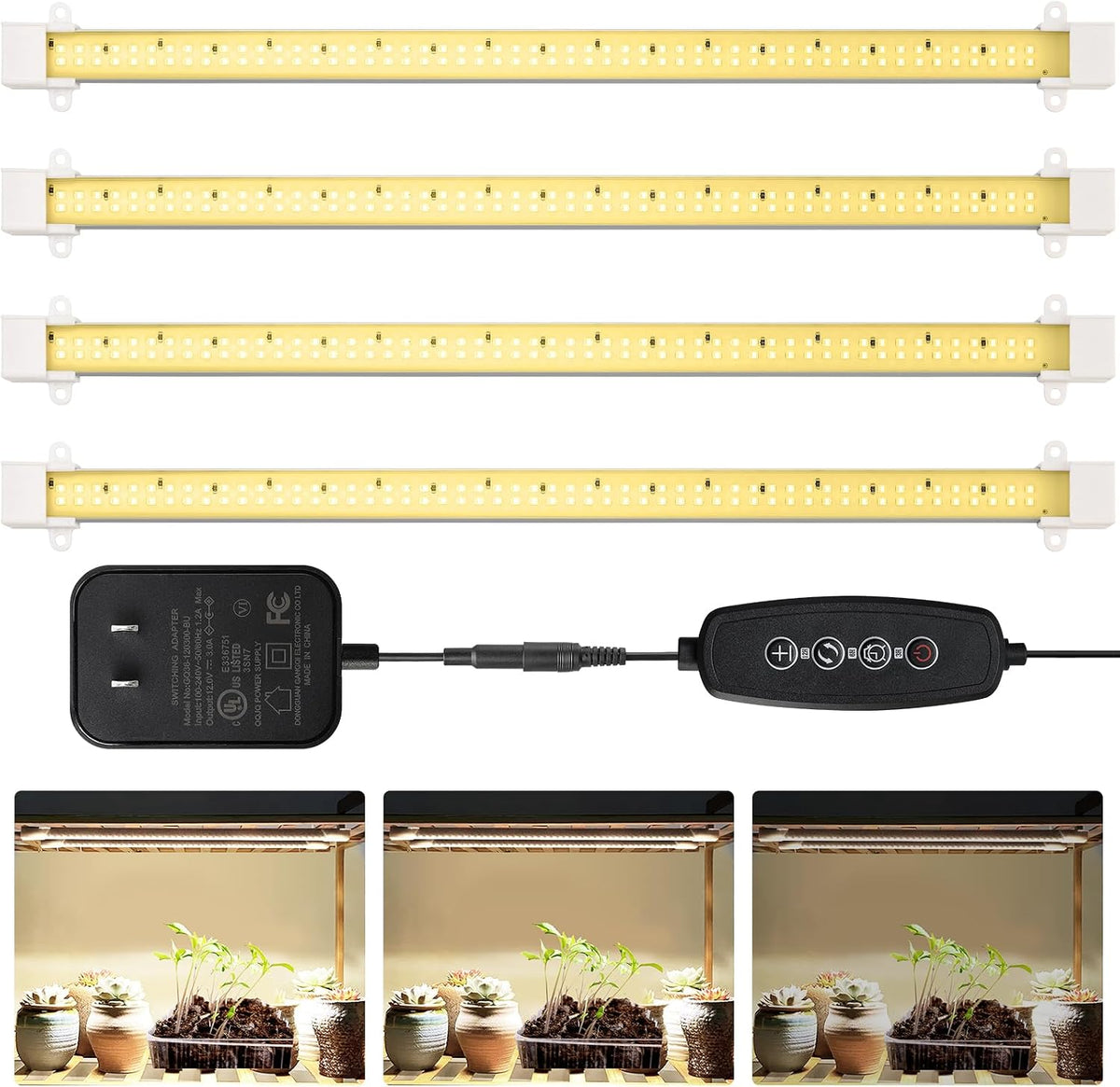 Full Spectrum Grow Strip Lights for Indoor Plants Greenhouse Growing