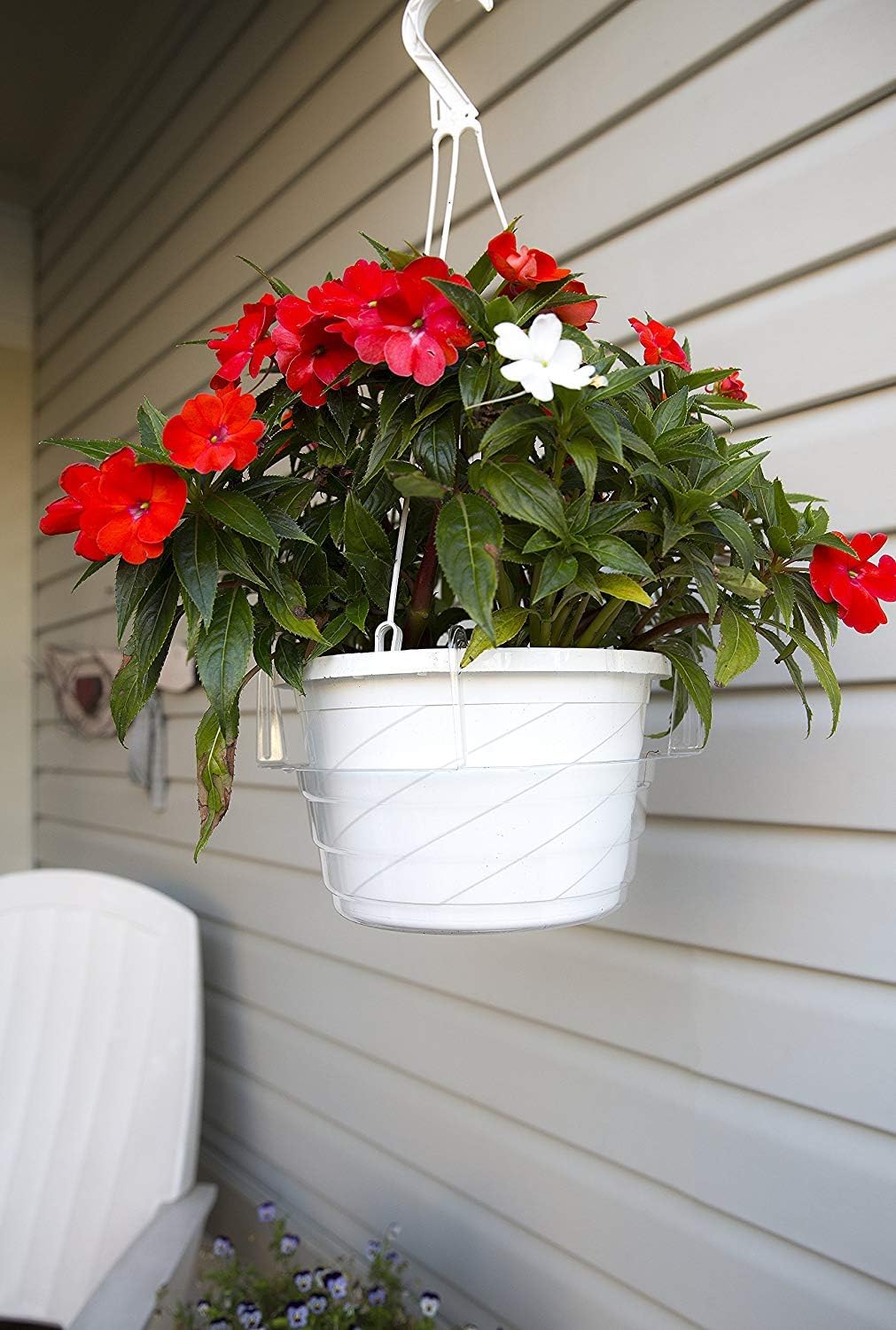 Curtis Wagner 10" Clear Hanging Basket Drip Pan Saucer (10-Pack)