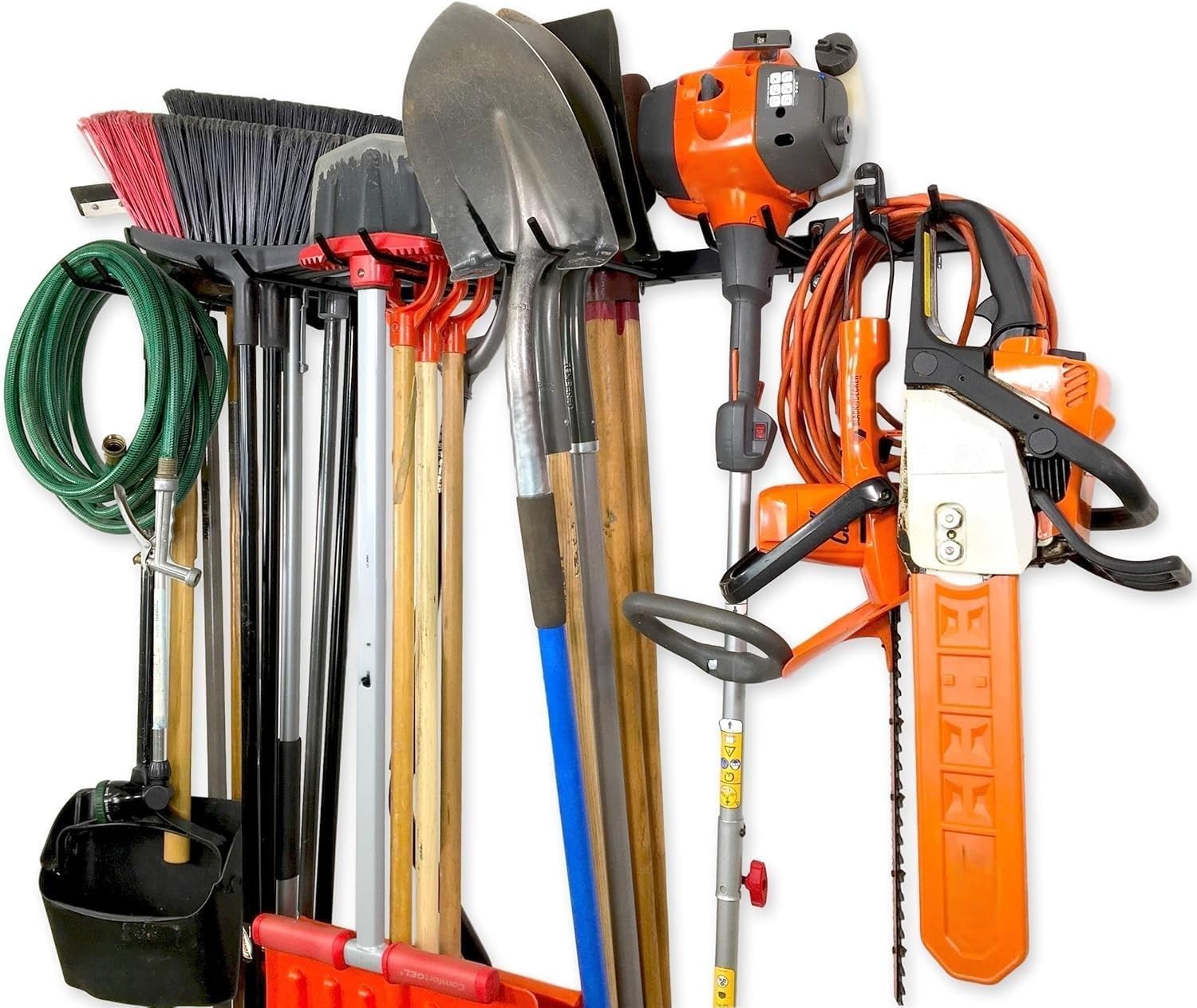 StoreYourBoard Tool Storage Rack – Heavy Duty Garage Tool Organizer Wall Mount for Garden Tools, Rakes, Shovels, Garage