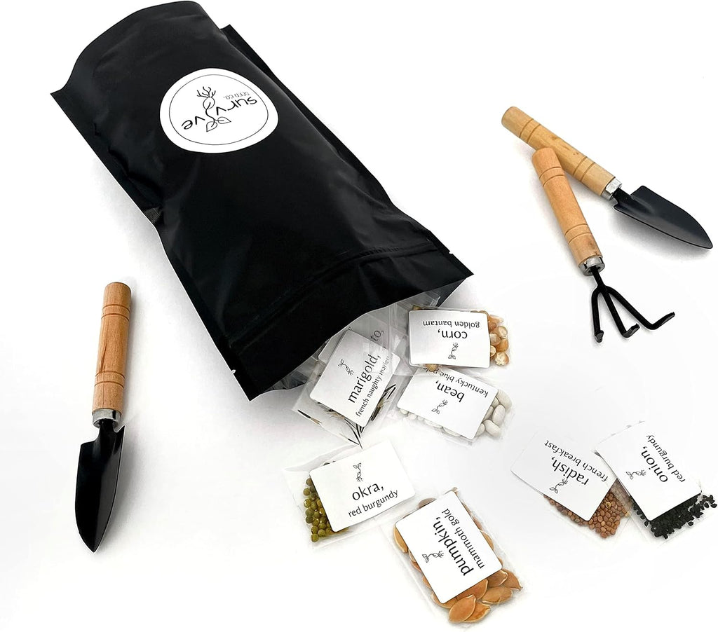 Survival Seed Kit America's Largest Assortment of Heirloom Seeds - 155 Varieties - (Over 65,000 Seeds) Vegetable Fruit