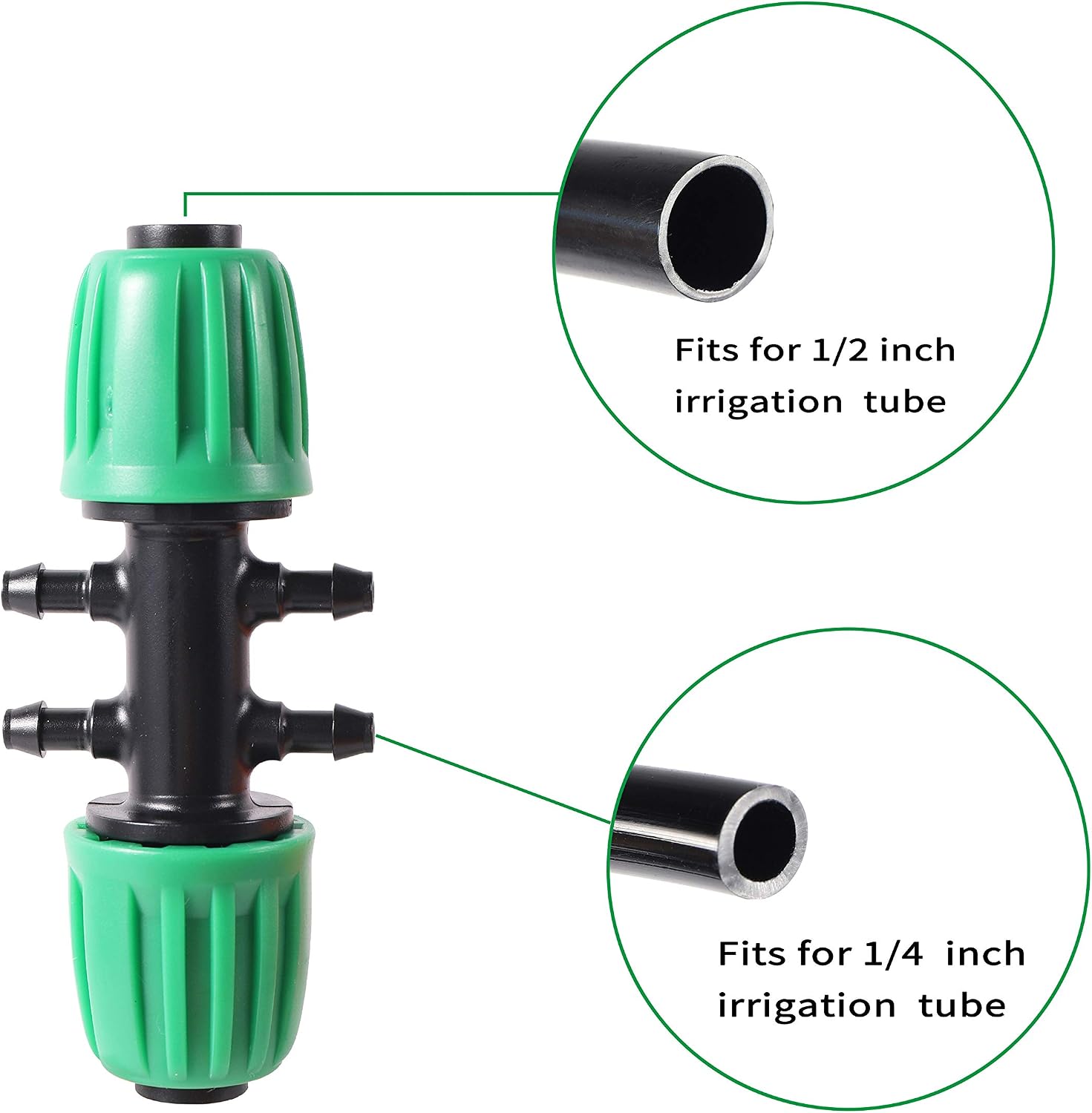 52 FT 1/2”PVC Garden Irrigation Tubing Hose（OD:16mm,ID:12mm) | 1/2" Drip Irrigation Tubing Main Line Hose Tube with