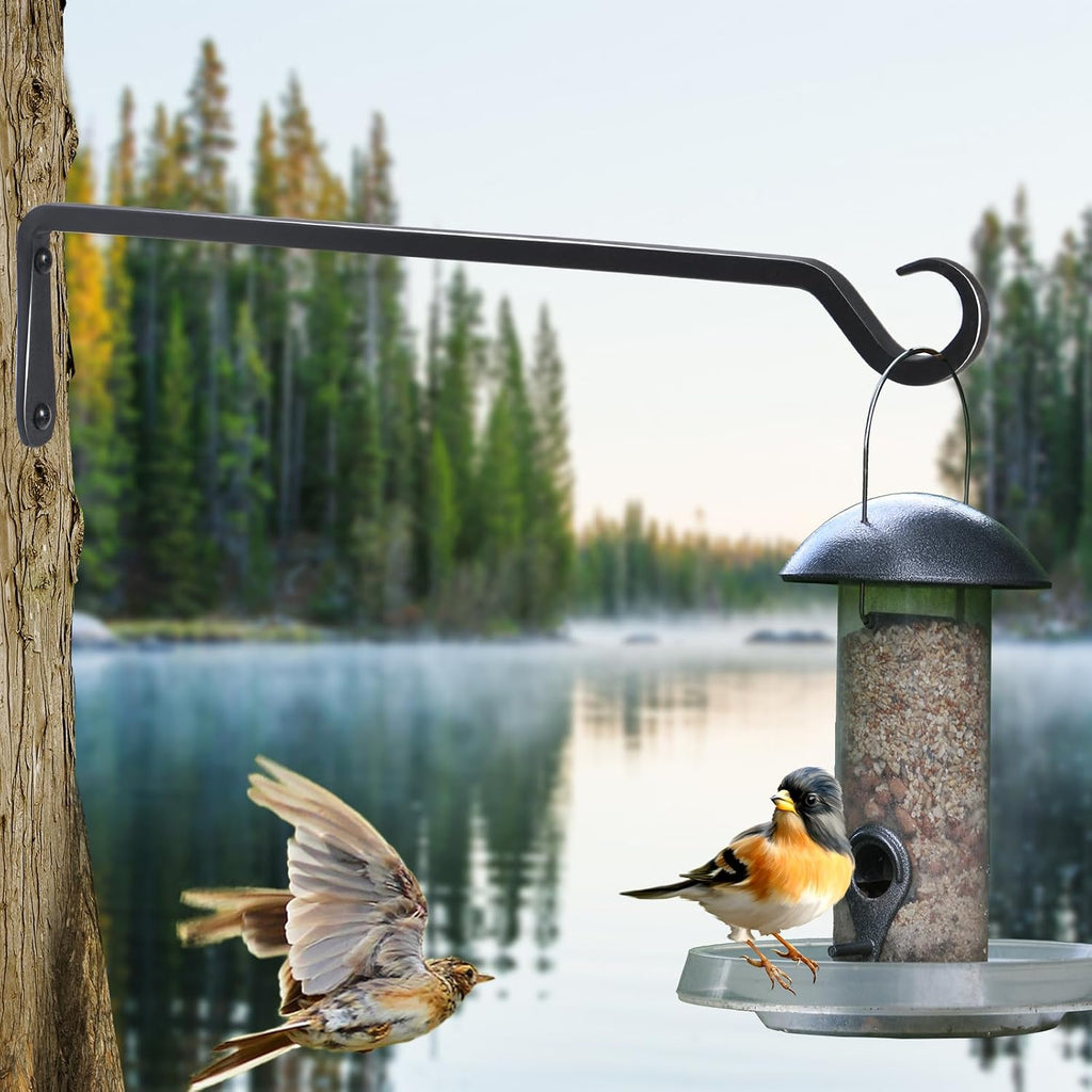 16 inch Plant Hanger, Sturdy Hanging Plant Bracket Outdoor, Hanging Plant Wall Hook Heavy Duty, for Hanging Bird