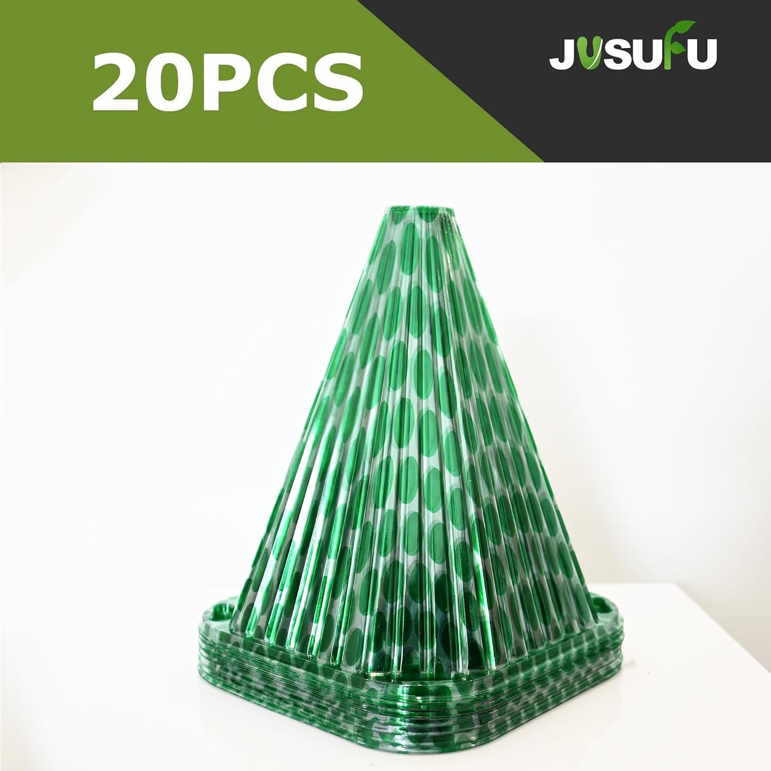 Garden Cloches for Plants,20 Pack Plant Covers | Reusable Plant Bell Cover Protects Plants from Birds, Frost,Snails Etc.