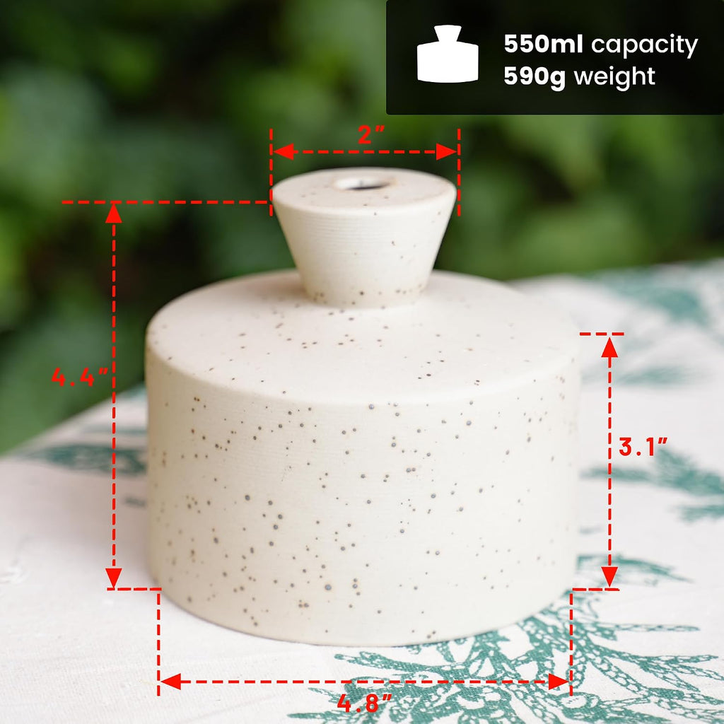 Ceramic Watering Bell, Decorative Watering Can for Plants, Stylish Indoor and Outdoor Watering Pot, Perfect for Home