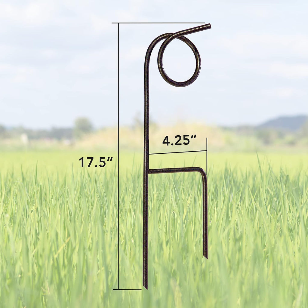 Yard Butler Plant-Saving Hose Guide, 17.5 Inch Garden Stake, 3 Pack | Heavy Duty 17.5 Inch Plant Protector Garden