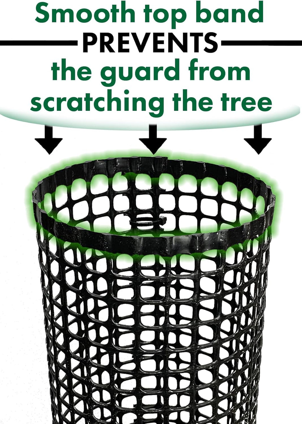 Mesh Tree Bark Protector Guard 48 Inches Tall (5 Pack) Heavy Duty with Zip-Ties, Tree Trunk Protectors from Trimmers