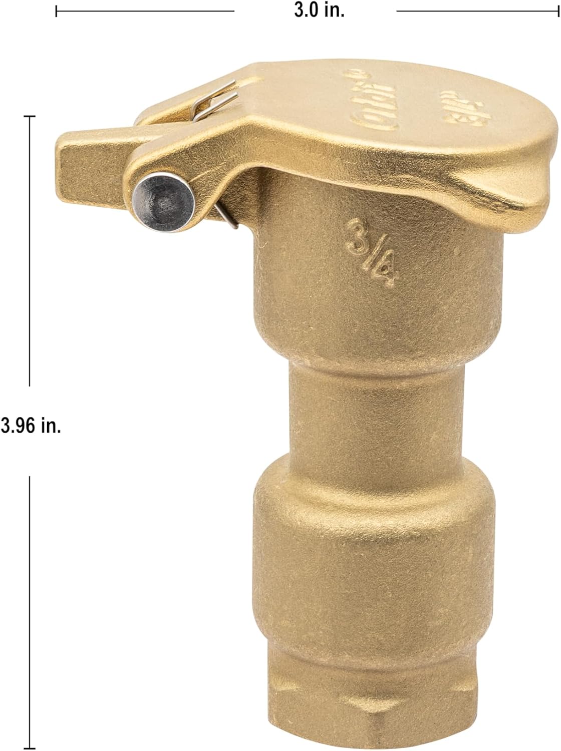 Orbit 51029 Brass Quick Coupler Sprinkler Valve, 3/4 in FPT, Underground Irrigation