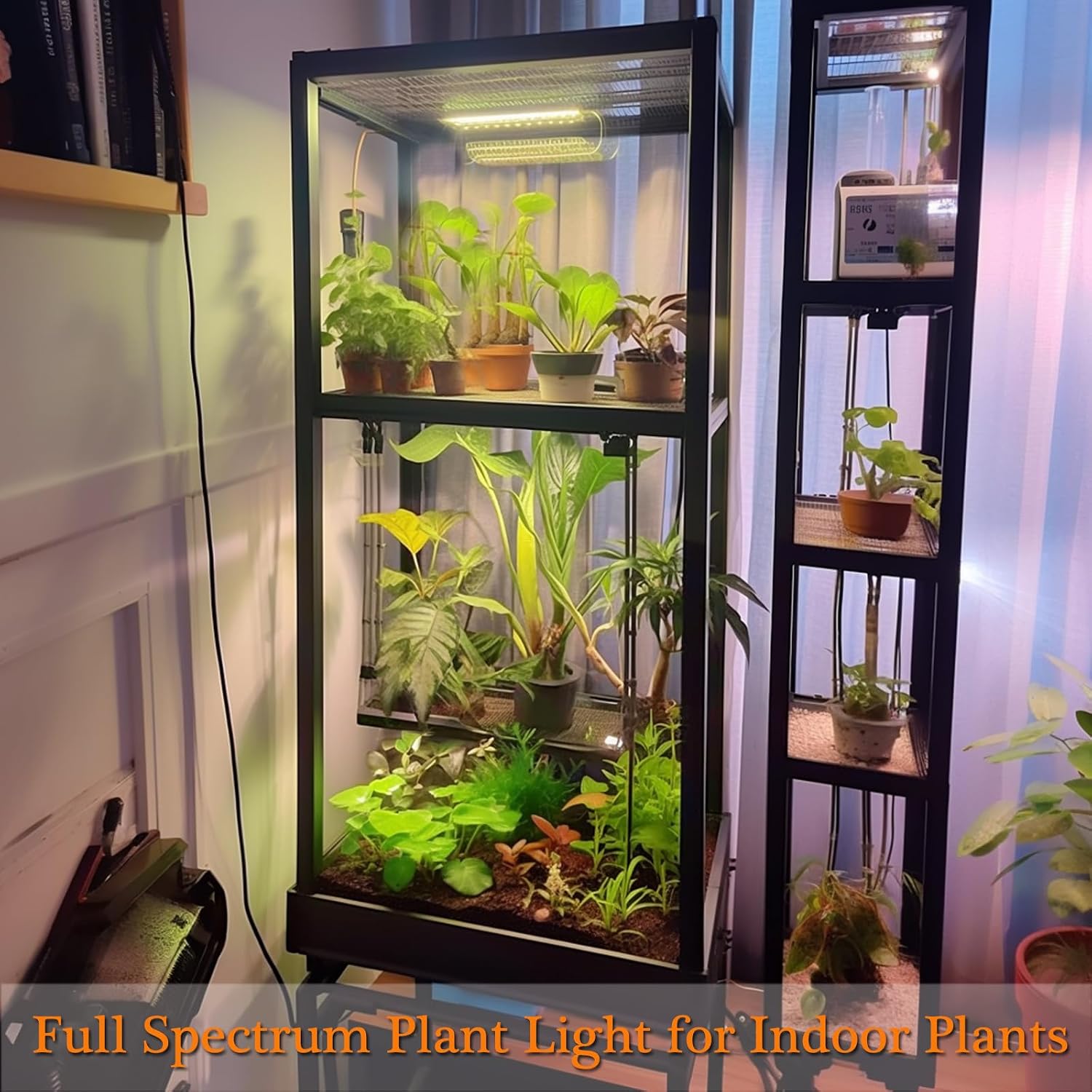 Grow Light,40W Ultra-Thin Panel Grow Lights for Indoor Plants,316LEDs Full Spectrum Grow Lights for Under Cabinet