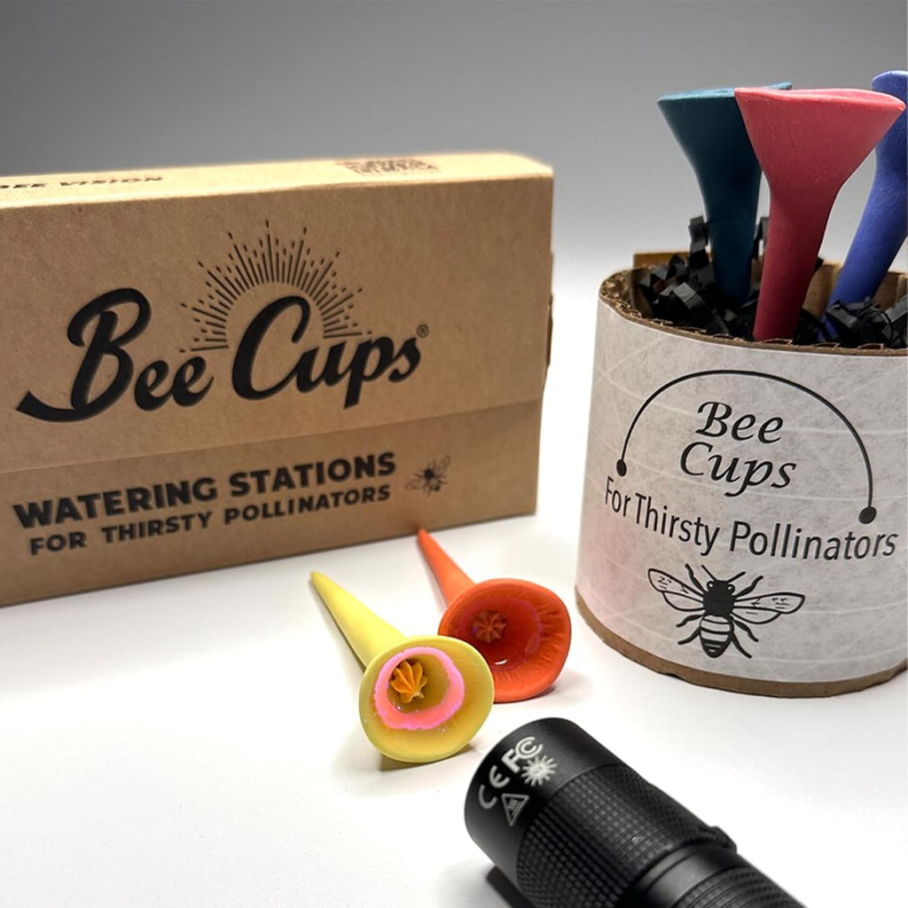 5 Pack, Bee Watering Station, 100% Handmade Porcelain, Bee and Butterfly Feeder for Garden, Outdoor Feeders for Thirsty