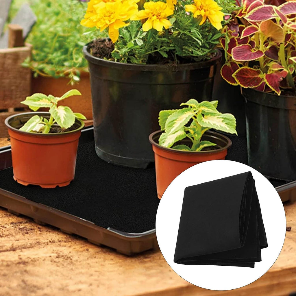 Felt Automatic Plant Watering Mat，3mm Thicken Vacation Plant Watering System for Greenhouse Hydroponics Indoor Potted