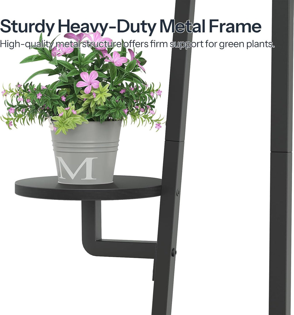 HOOBRO Plant Stand Indoor with Grow Lights, 7-Tier Plant Shelf | for Multiple Indoor Plants, 47.2"Corner Plant Stand