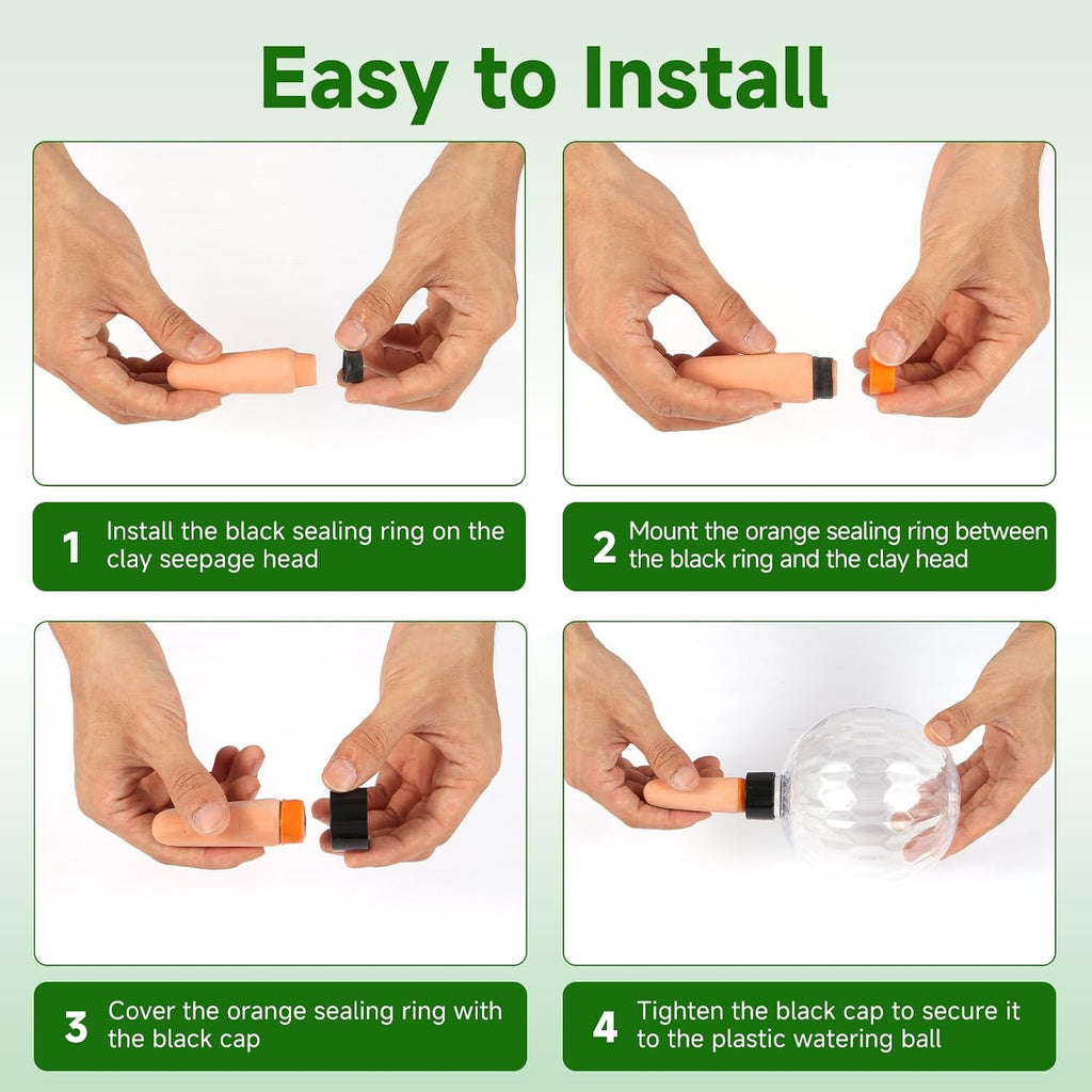 Plant Watering Globes, 26oz Extra Large Top Fill Self Watering Globes, Water Globes, Plant Water Bulbs, Watering Bulbs