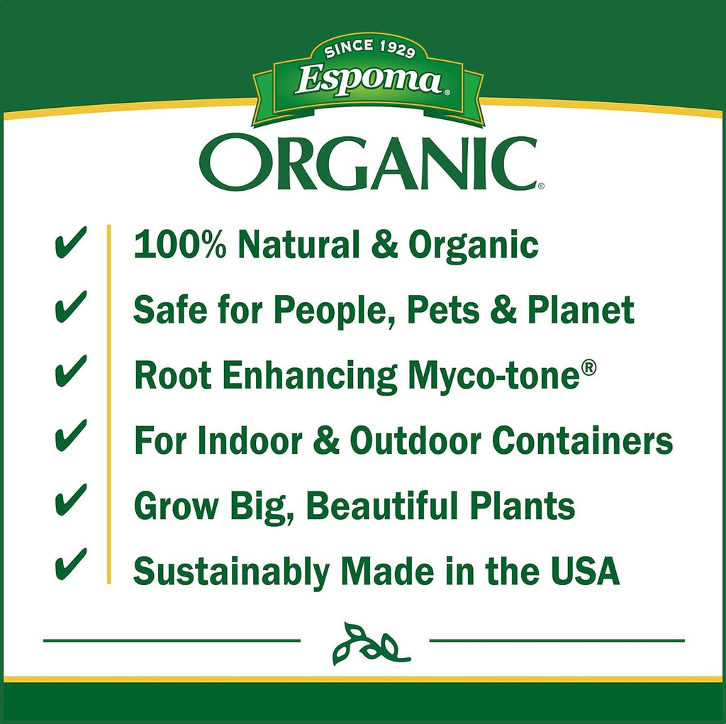 Espoma Bio-Tone Starter Plus 25 lb Natural & Organic Plant Food – Enhanced with Beneficial Microbes & Mycorrhizae