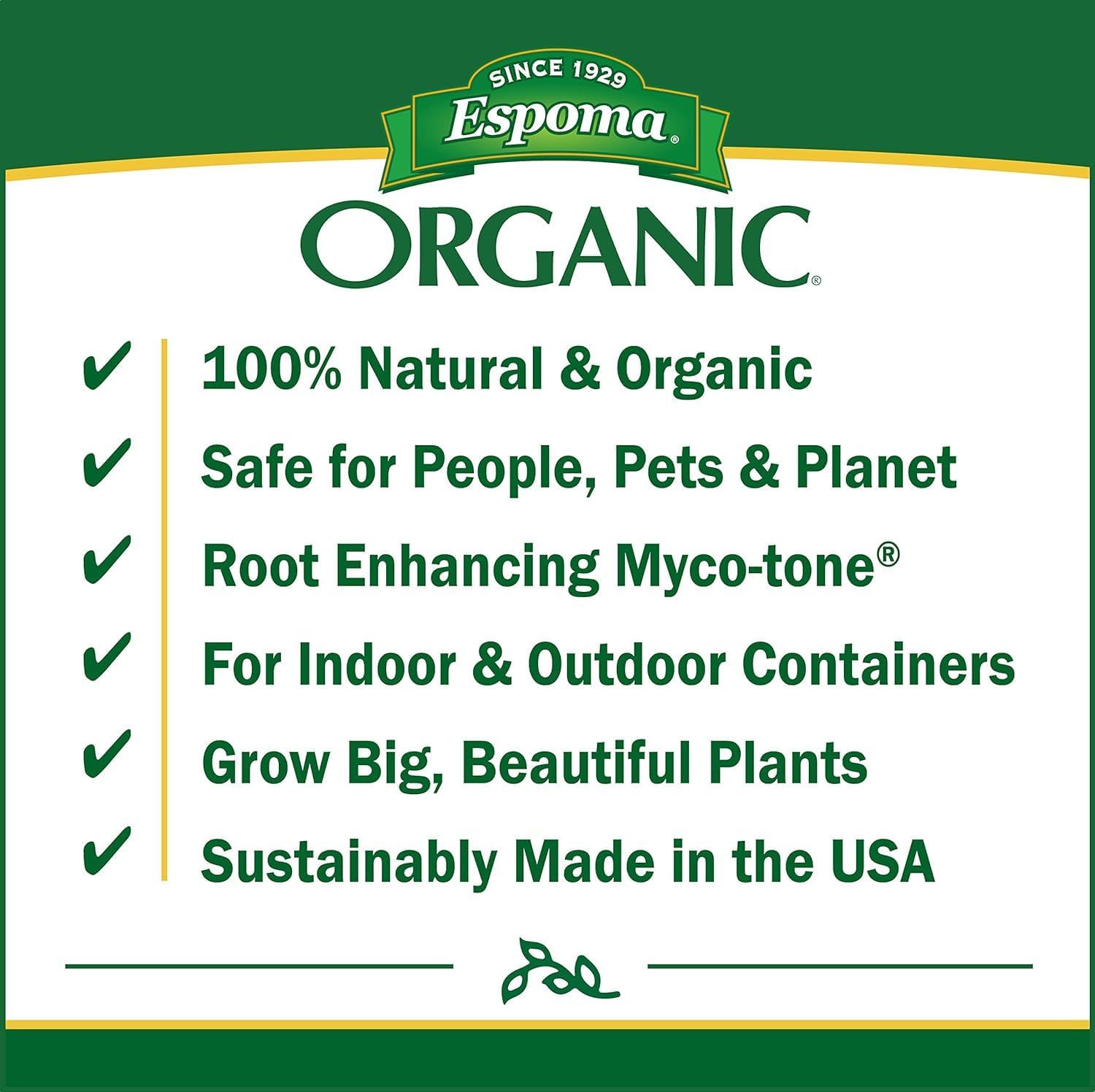 Espoma Bio-Tone Starter Plus 25 lb Natural & Organic Plant Food – Enhanced with Beneficial Microbes & Mycorrhizae