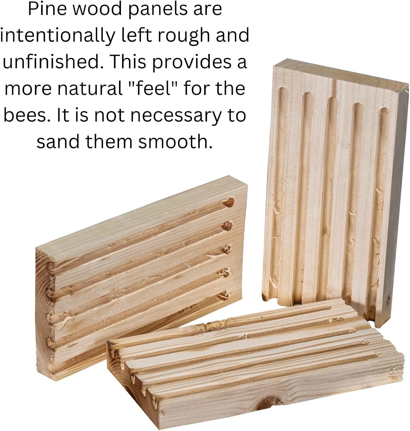 Small Poly Lumber Mason Bee House - Attracts Bee Pollinators in Your Garden - Made in The USA