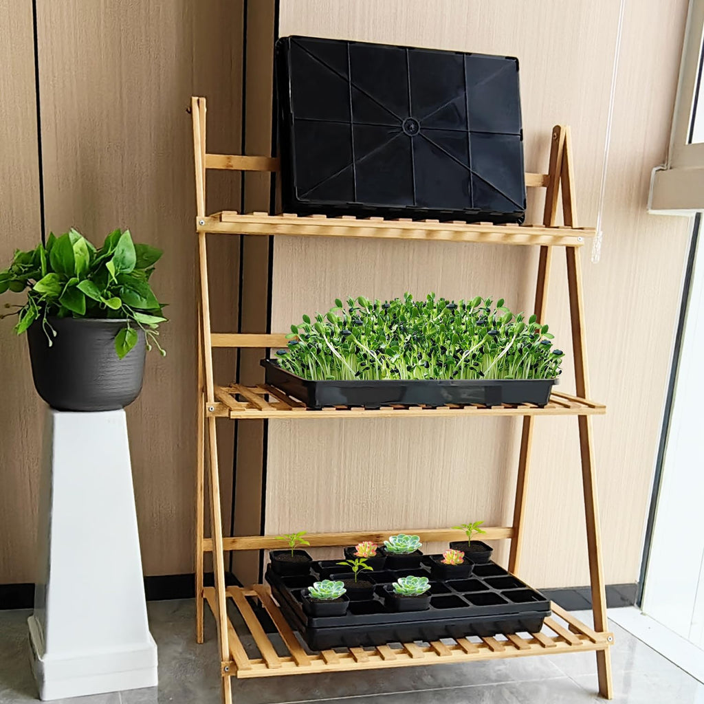 RooTrimmer 5 Pack Nursery Potting Tray, Carrying and Holding Plant Tray for Seeds Starting Pot, Collecting Drainage