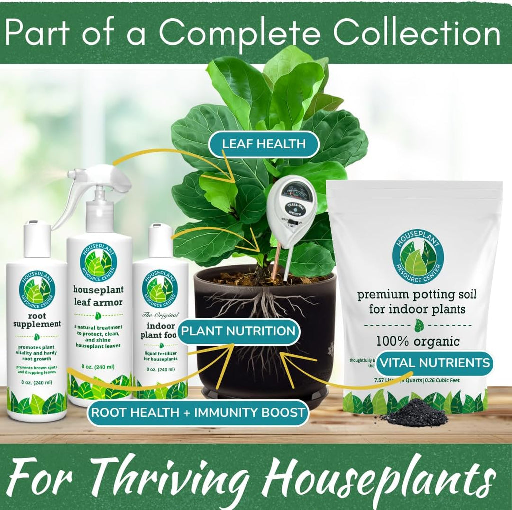 Houseplant Health Meter, 3-in-1 Soil Moisture, Sunlight & pH Testing Tool