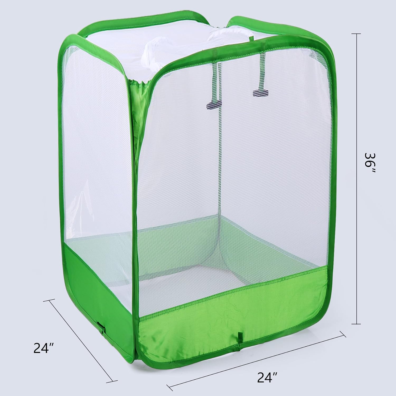 36" Large Mesh Plant Cover for Outdoor, Plant Netting Protector Garden Enclosure Cloche for Fruit, Vegetables