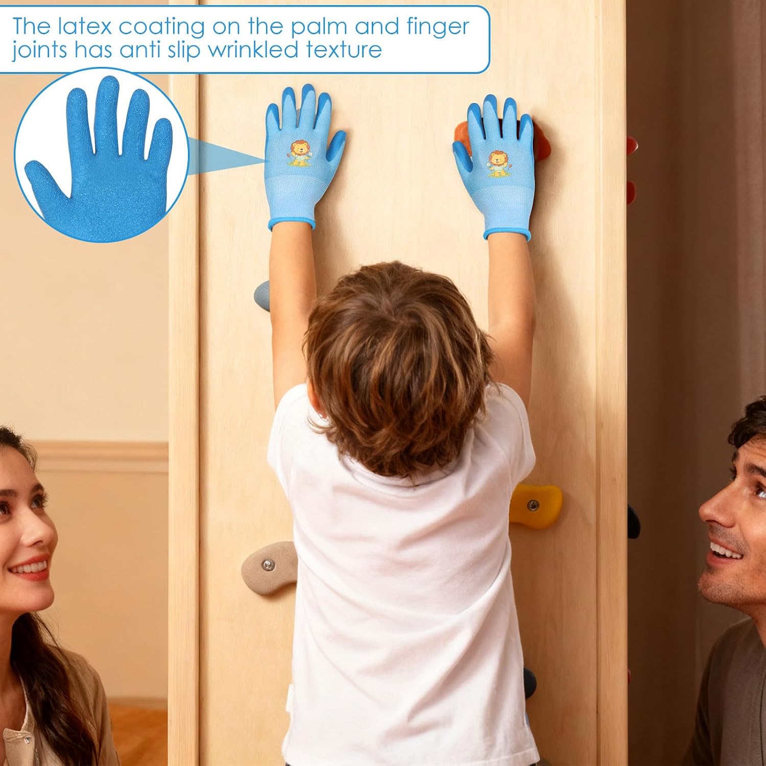 24 Pairs Kids Gardening Gloves For Age 9-13 Latex Coated Safety Work Gloves | Non Slip Children Yard Grippy Gloves for