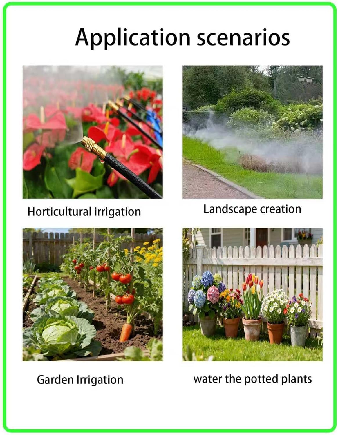 360° Adjustable Drip Irrigation System – Garden Watering Sprinkler System | 12mm Large-Diameter Tubing, Automatic