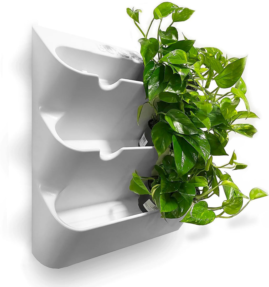 BOXSAND-12 Vertical Wall Planter for 12 Plants – Indoor/Outdoor Living Wall, Space-Saving Vertical Garden System, Easy