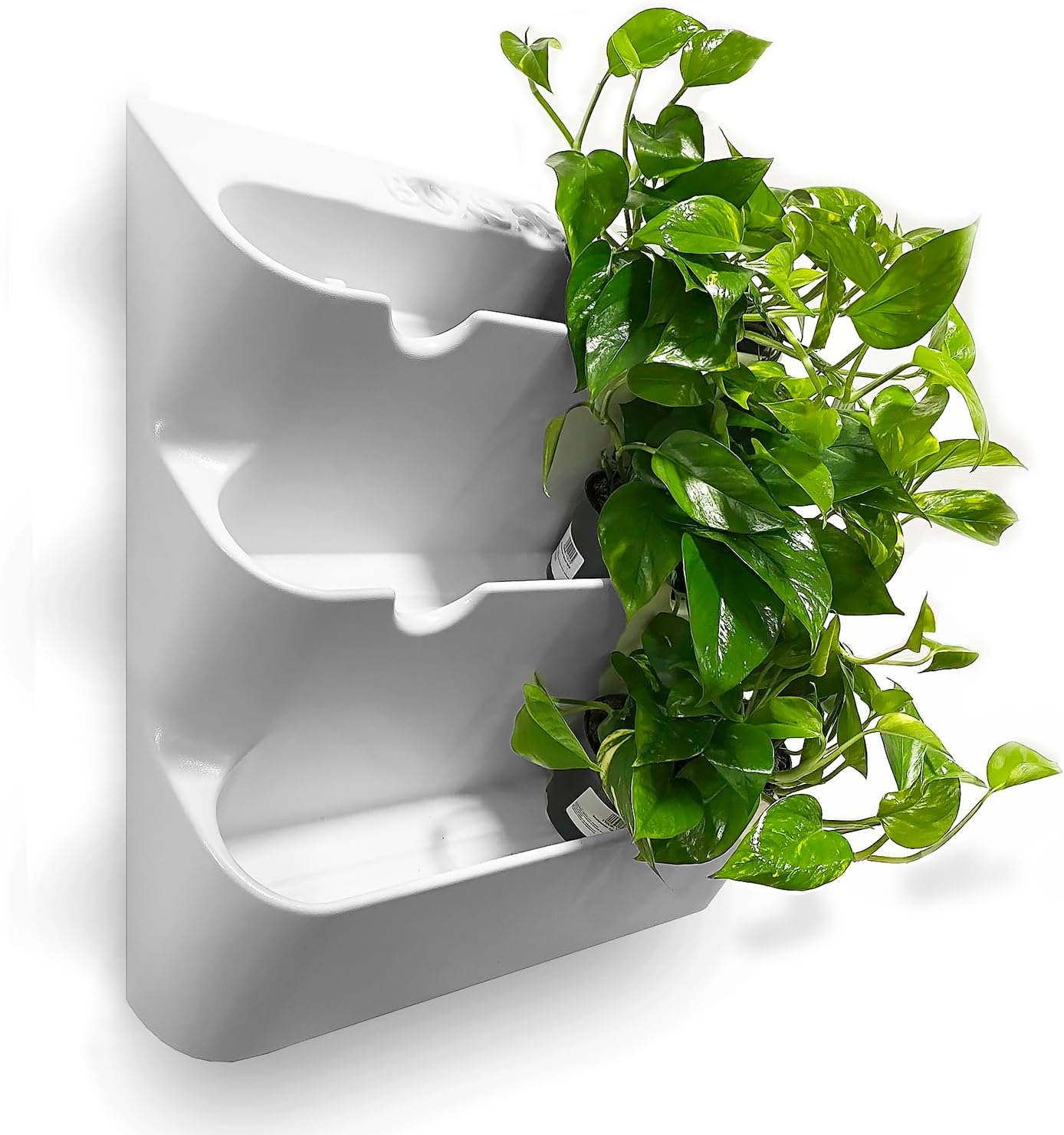 BOXSAND-12 Vertical Wall Planter for 12 Plants – Indoor/Outdoor Living Wall, Space-Saving Vertical Garden System, Easy