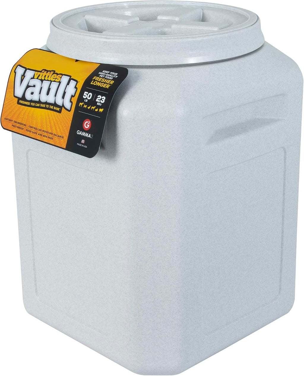 Vittles Vault Traditional Pet Food Storage Container For Dog Kibbles/Bird Seed/Oatmeal/Rice/Flour/Cereal, BPA Free