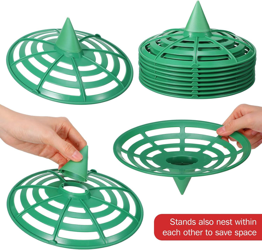 Irenare 24 Pcs Melon Cradle for Garden Watermelon Support Plant Protector for Squash Pumpkin Harvest Basket Watermelon
