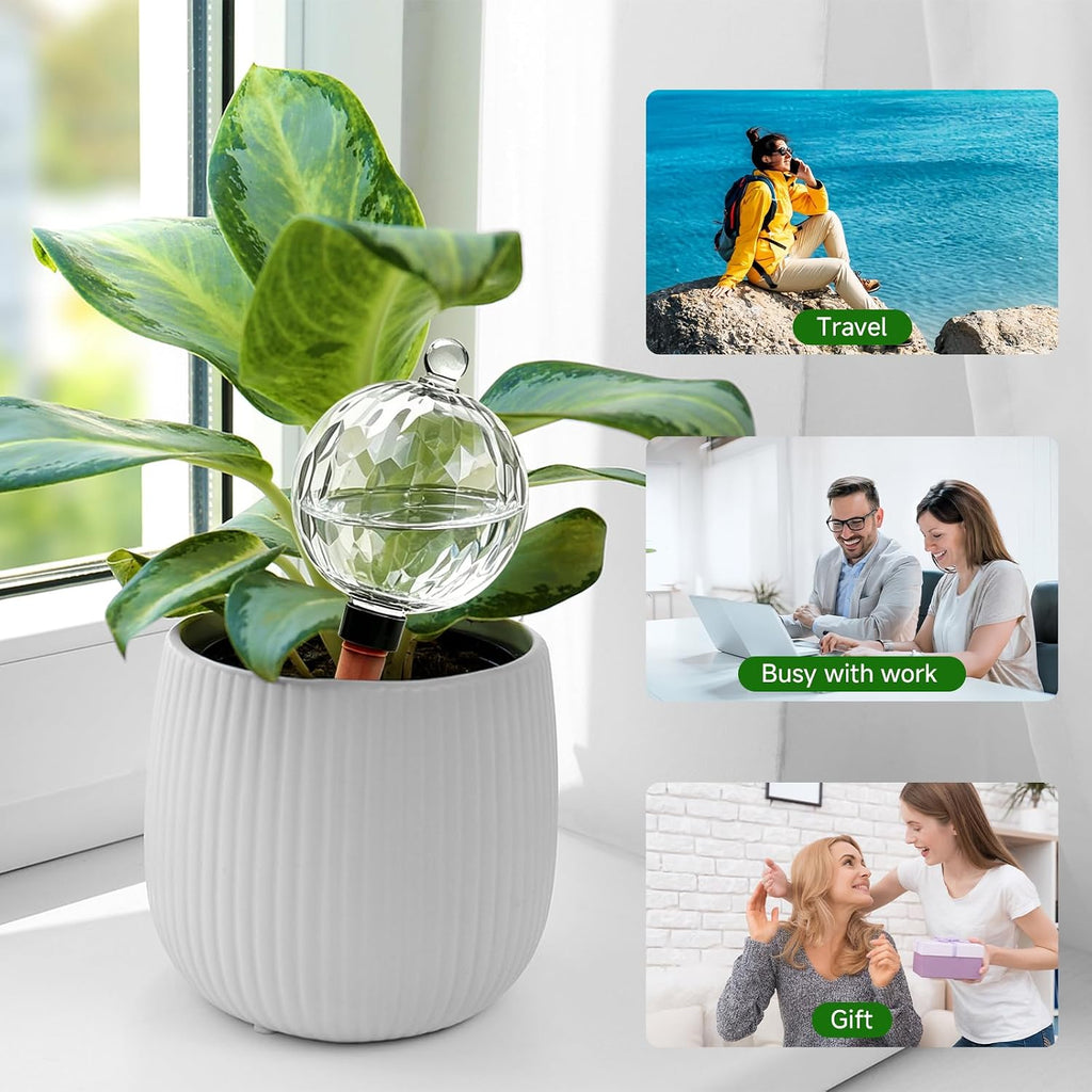 Plant Watering Globes, 26oz Extra Large Top Fill Self Watering Globes, Water Globes, Plant Water Bulbs, Watering Bulbs