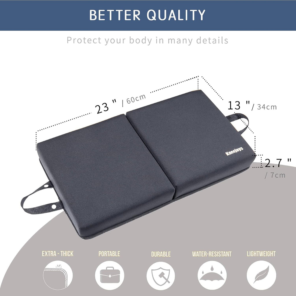 Knee Pads for Men Women Garden Kneeling Pads Extra Thick Knee Pads Memory Foam Kneeling Pad for Bathing Yoga Knee