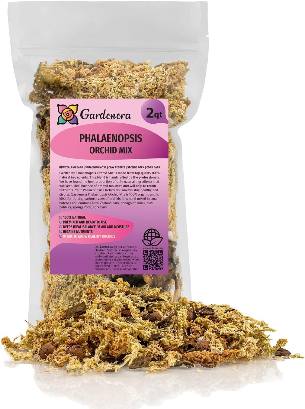 Premium Phalaenopsis Imperial Orchid Potting Mix - Hand Mixed in Small Batches | Great for Phalaenopsis of All Kinds