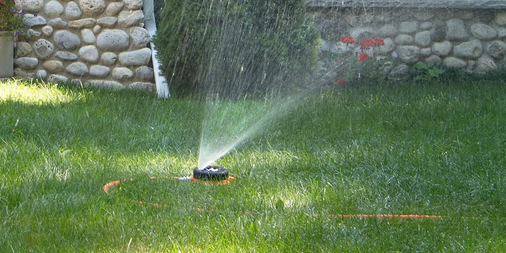 Dramm Available 15022 ColorStorm 9-Pattern Premium Turret Sprinkler with Heavy-D, Orange