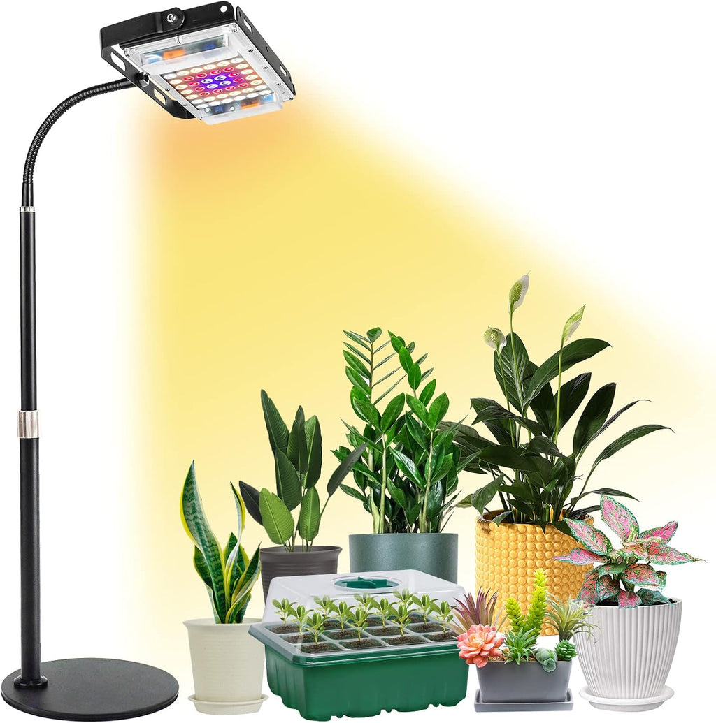 LBW Grow Light for Indoor Plants, Full Spectrum Desk LED Plant Light