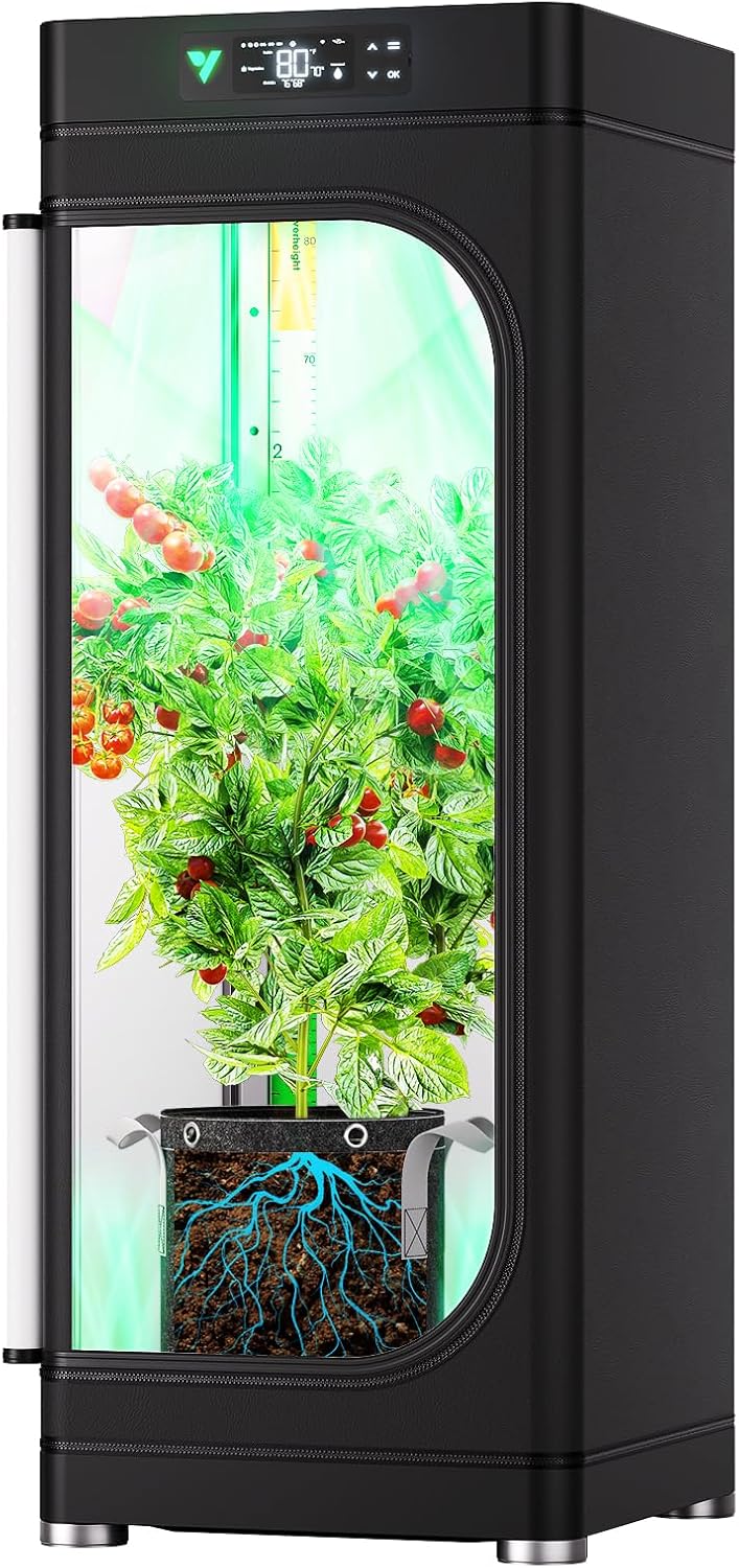 Seed Starter Tray, 1440 Cells (240 Trays - 6 Cells Per Tray) + Plant Stakes