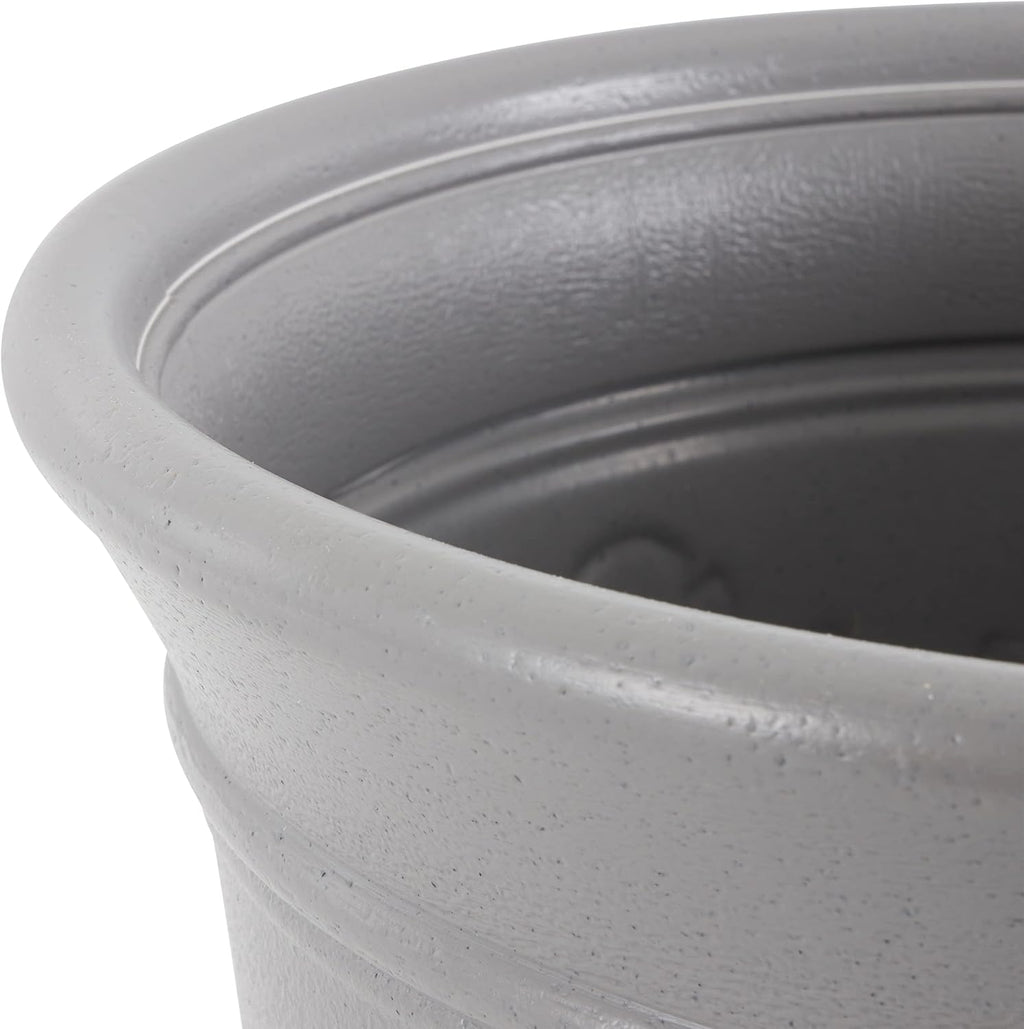 Suncast 300 Foot Heavy Duty 5 Gallon Decorative Plastic Hose Pot for Expandable and Lightweight Hoses, Ideal for