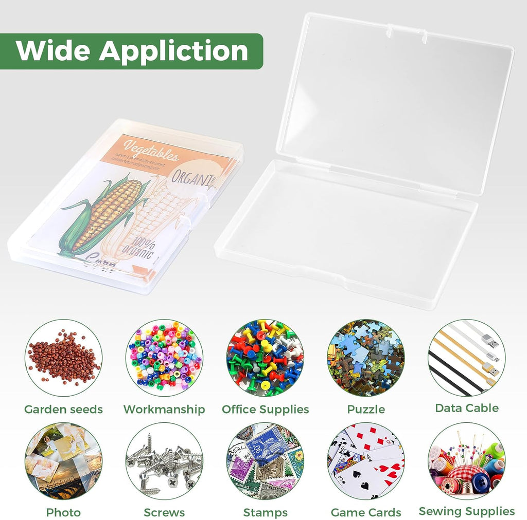 26 Slots Seed Organizer Storage Box with Labels, Large Capacity Oxford Cloth Seed Packet Organizer for Seed Packets