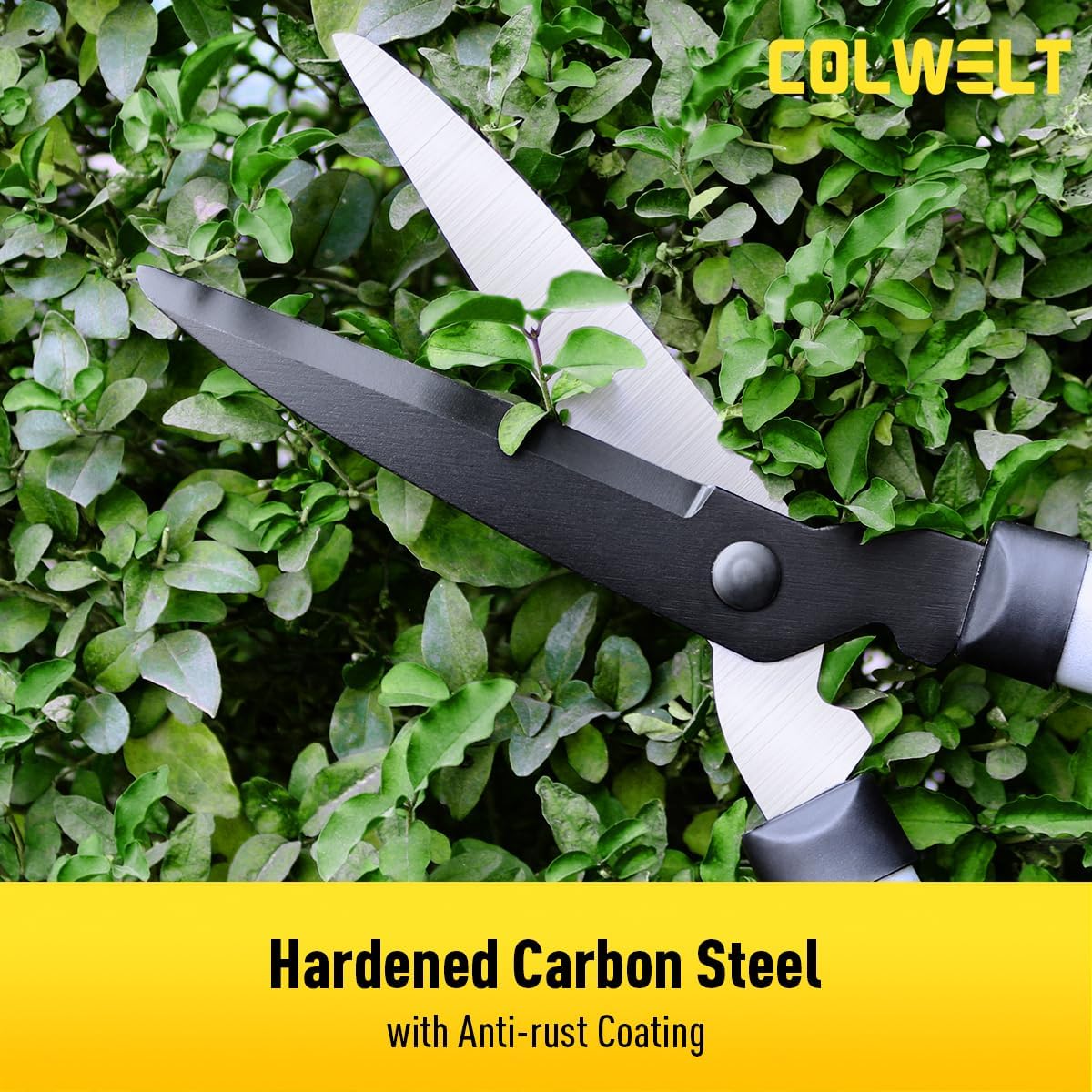 Colwelt Loppers Hedge Clippers Garden Shears 3Pcs, 17’’ Gardening Scissors | Compact 17in Garden Pruning Shears Set