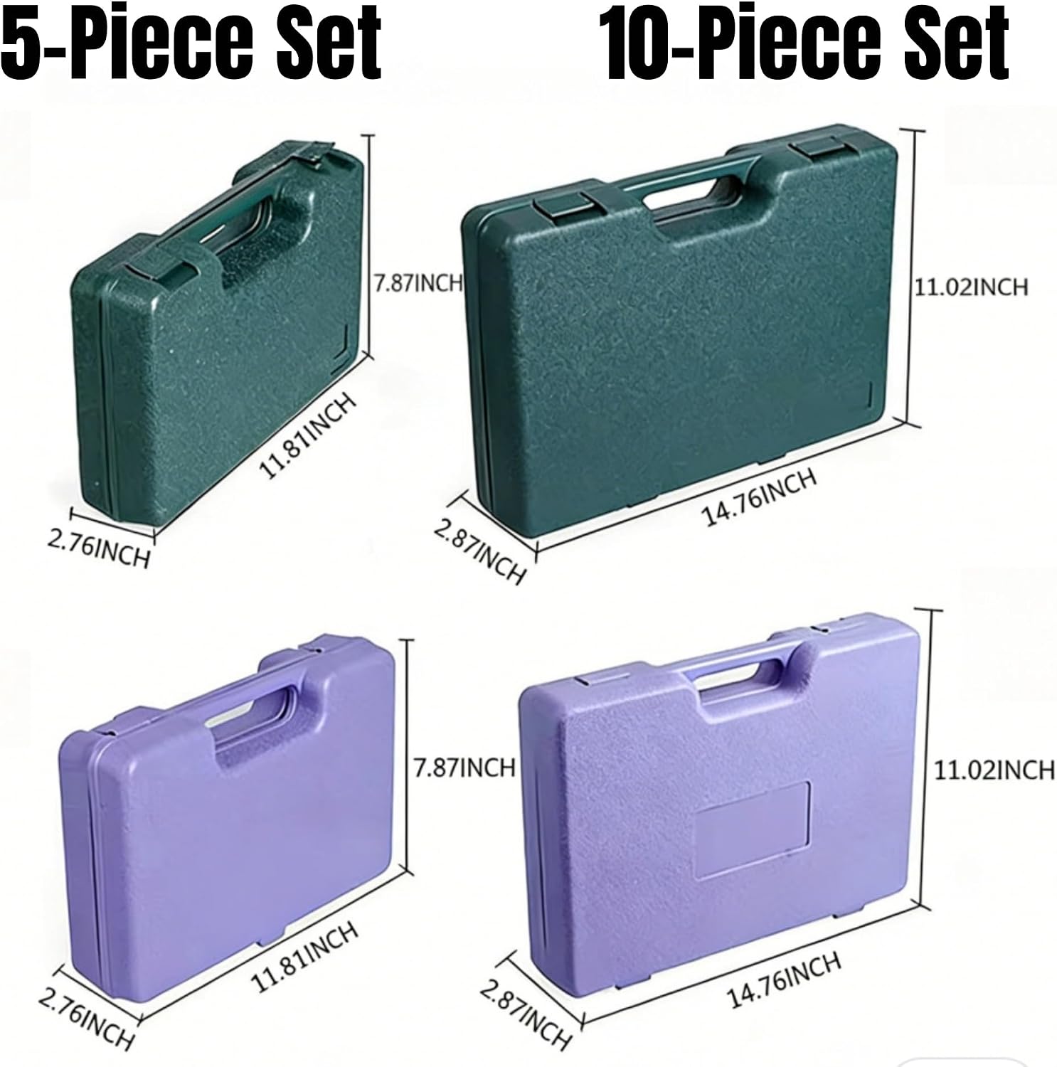 10-Piece Garden Tools Set - Heavy Duty Hand Gardening Kit: Shovel, Pruners, Trowel, Rake for Plant Care, Bonsai