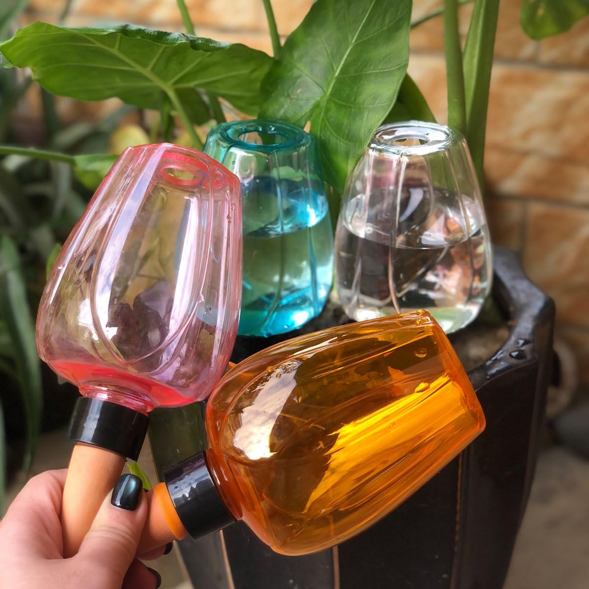 4 Pcs Self Watering for Vacations Indoor Outdoor Plants Automatic Watering Planter Plant Spikes Devices Irrigation